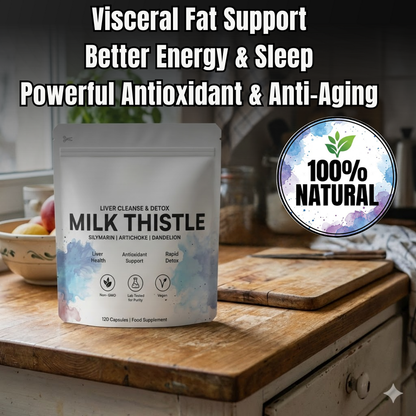 Liver Cleanse & Antioxidant Support with Milk Thistle, Artichoke & Dandelion