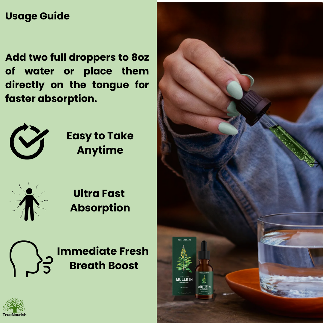 Organic Mullein Extract with Chlorophyll