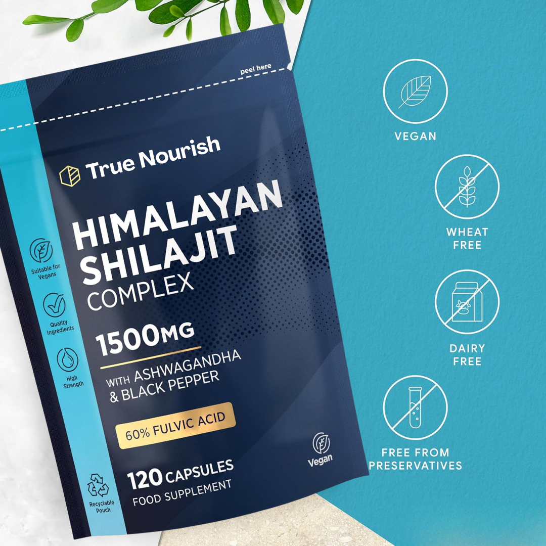 True Nourish™ Ultra Pure Shilajit with Ashwagandha & Black Pepper